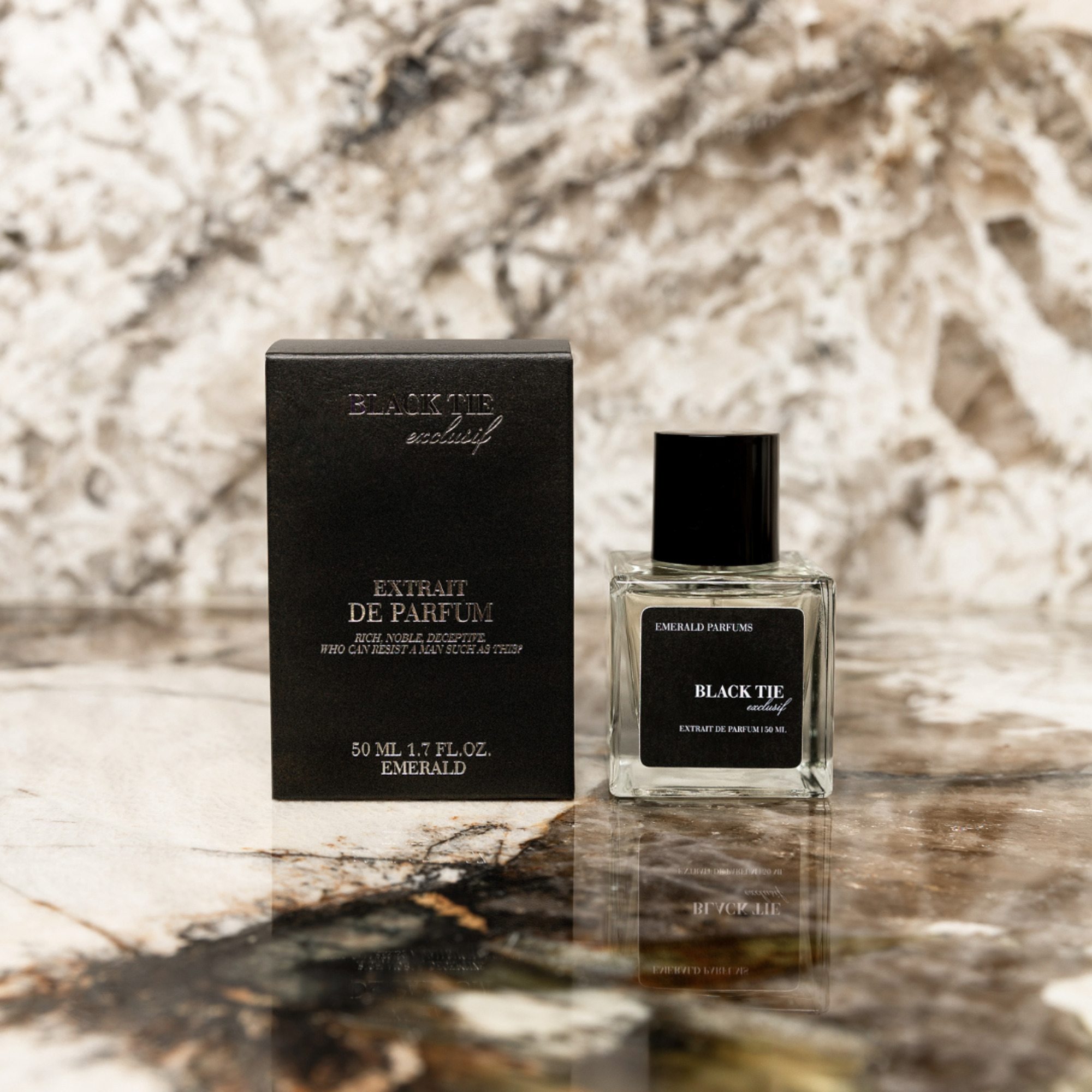 EMERALD BLACK TIE EXTRAIT DE PARFUM, 50ML (MEESTELE)